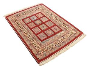 Tappeto Nimbaft Geometrico Rosso Avorio 105x143 Cm