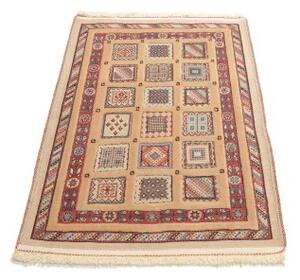 Tappeto Nimbaft Geometrico Beige Rosso Mattone 85x118 Cm