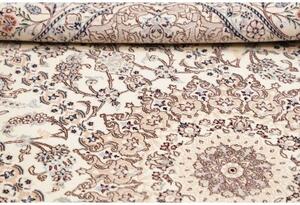 Tappeto Nain 6la Medaglione Floreale Avorio Blu Scuro 163x238 Cm