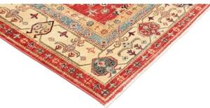Tappeto Kazak Fine Stilizzato Rosso Avorio 170x264 Cm