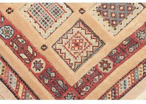Tappeto Nimbaft Geometrico Beige Rosso Mattone 85x118 Cm