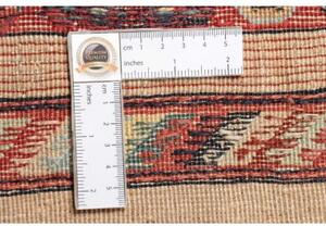 Tappeto Nimbaft Geometrico Beige Rosso Mattone 85x118 Cm