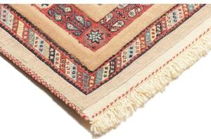 Tappeto Nimbaft Geometrico Beige Rosso Mattone 85x118 Cm