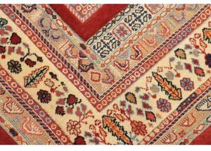 Tappeto Nimbaft Geometrico Rosso Avorio 105x143 Cm