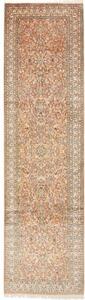 Tappeto Kashmir Floreale Ruggine Beige Corsia 79x296 Cm