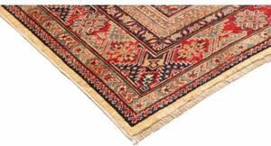 Tappeto Kazak Fine Stilizzato Beige Rosso 150x200 Cm