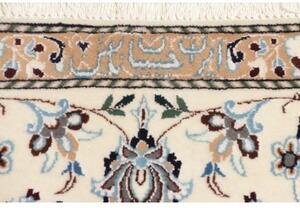 Tappeto Nain 6la Medaglione Floreale Rosso Avorio 135x217 Cm