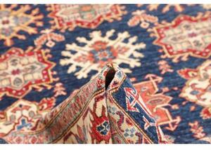 Tappeto Kazak Fine Geometrico Blu Avorio 172x247 Cm