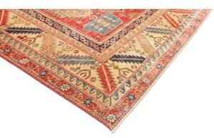 Tappeto Kazak Fine Geometrico Rosso Beige 267x362 Cm