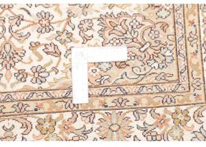Tappeto Kashmir Medaglione Floreale Avorio Rosso Ruggine Corsia 78x272 Cm