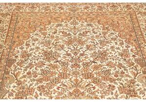 Tappeto Kashmir Floreale Avorio Terracotta 126x186 Cm