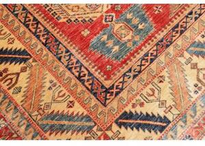 Tappeto Kazak Fine Geometrico Rosso Beige 267x362 Cm