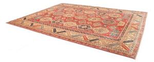 Tappeto Kazak Fine Geometrico Rosso Beige 267x362 Cm