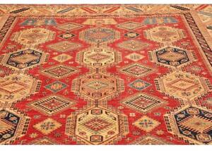 Tappeto Kazak Fine Geometrico Rosso Beige 267x362 Cm