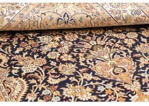 Tappeto Kashmir Floreale Blu Scuro Beige 121x190 Cm