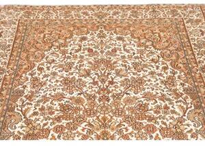 Tappeto Kashmir Floreale Avorio Beige 125x192 Cm