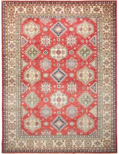 Tappeto Kazak Fine Stilizzato Rosso Beige 247x325 Cm