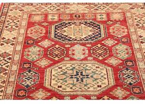 Tappeto Kazak Fine Stilizzato Rosso Beige 119x182 Cm