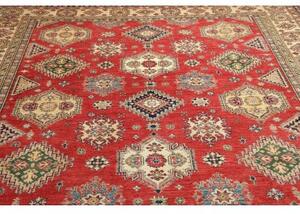 Tappeto Kazak Fine Stilizzato Rosso Beige 247x325 Cm