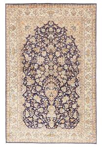 Tappeto Kashmir Floreale Blu Scuro Beige 121x190 Cm