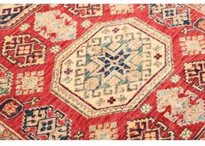 Tappeto Kazak Fine Stilizzato Rosso Beige 119x182 Cm