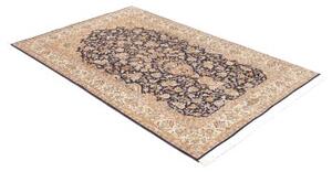 Tappeto Kashmir Floreale Blu Scuro Beige 121x190 Cm