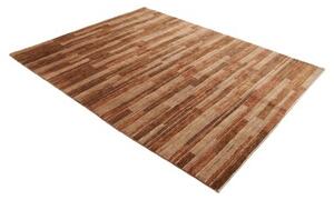 Tappeto Mosaic Geometrico Marrone Scuro Beige 175x231 Cm