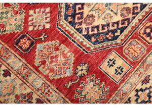 Tappeto Kazak Fine Stilizzato Rosso Beige 119x182 Cm