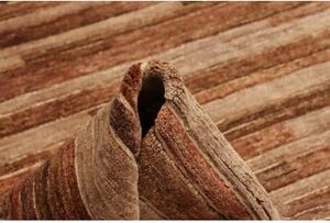 Tappeto Mosaic Geometrico Marrone Scuro Beige 175x231 Cm