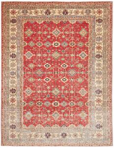 Tappeto Kazak Fine Stilizzato Rosso Avorio 278x354 Cm