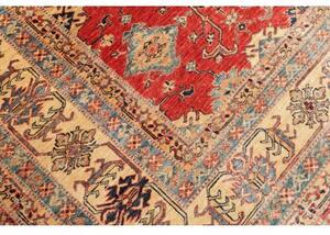 Tappeto Kazak Fine Stilizzato Rosso Avorio 278x354 Cm