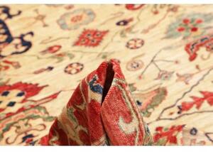 Tappeto Kazak Fine Stilizzato Avorio Rosso 308x375 Cm