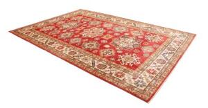 Tappeto Kazak Fine Stilizzato Rosso Avorio 214x311 Cm