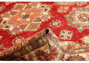 Tappeto Kazak Fine Stilizzato Rosso Avorio 214x311 Cm