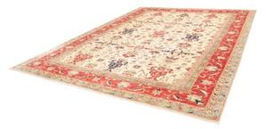 Tappeto Kazak Fine Stilizzato Avorio Rosso 308x375 Cm