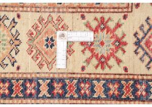 Tappeto Kazak Fine Geometrico Rosso Beige 202x290 Cm