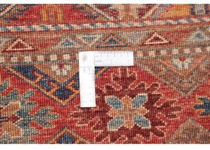 Tappeto Samarkand Geometrico Ruggine Blu Petrolio 302x415 Cm