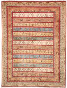 Tappeto Istintia Geometrico Rosso Beige 303x410 Cm