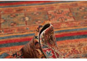 Tappeto Samarkand Geometrico Ruggine Blu Petrolio 302x415 Cm
