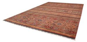 Tappeto Samarkand Geometrico Ruggine Blu Petrolio 302x415 Cm