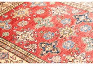 Tappeto Kazak Fine Geometrico Rosso Beige 153x207 Cm