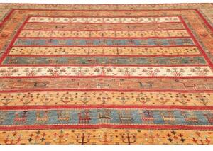 Tappeto Istintia Geometrico Rosso Beige 303x410 Cm