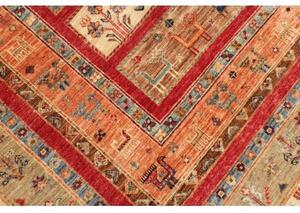 Tappeto Istintia Geometrico Rosso Beige 303x410 Cm