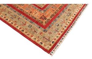 Tappeto Istintia Geometrico Rosso Beige 303x410 Cm