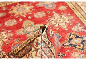 Tappeto Kazak Fine Geometrico Rosso Beige 153x207 Cm