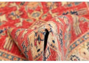 Tappeto Kazak Fine Stilizzato Rosso Blu Scuro Corsia 78x300 Cm