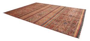 Tappeto Samarkand Geometrico Ruggine Blu Petrolio 302x415 Cm