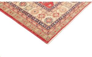 Tappeto Kazak Fine Geometrico Rosso Beige 202x290 Cm
