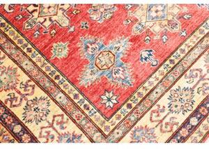 Tappeto Kazak Fine Geometrico Rosso Beige 153x207 Cm