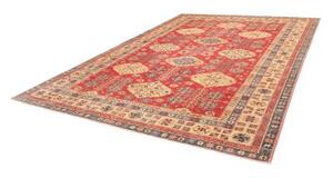 Tappeto Kazak Fine Stilizzato Rosso Beige 274x374 Cm